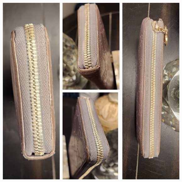 GUCCI GG Leather Zip Wallet in Lavender 2956710959 - Picture 13 of 15